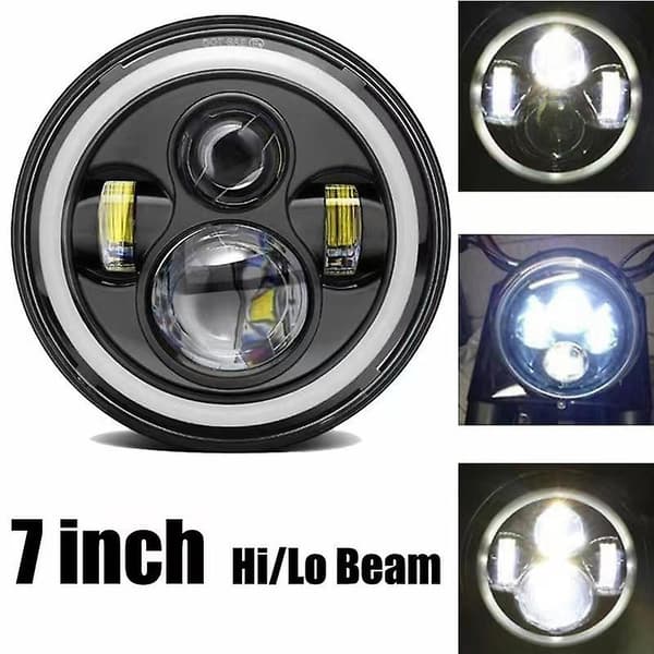 7\" 150W LED-frontlys, rund LED-frontlys H4 H13, 6500K vanntett nærlys, 150W