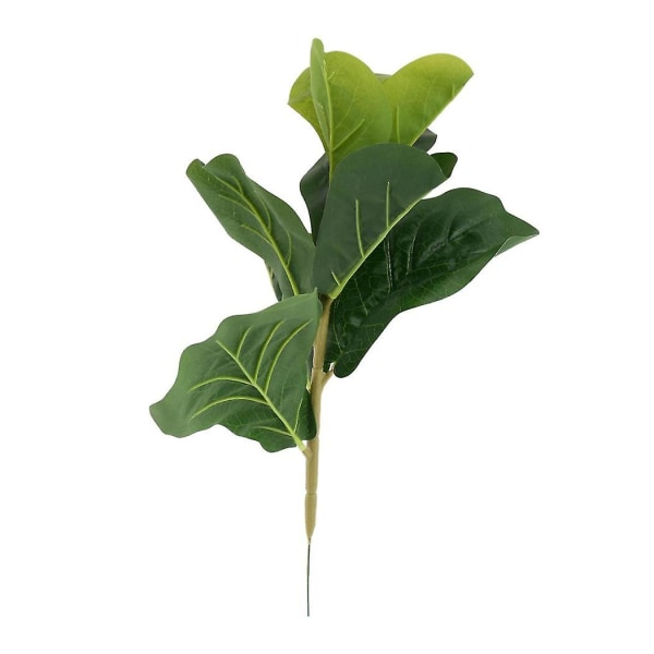 Liten Kunstig Fiddle Leaf Tree 11 tommer Faux Ficus Lyrata Tre For Hjem Bryllup Hage Innendørs A