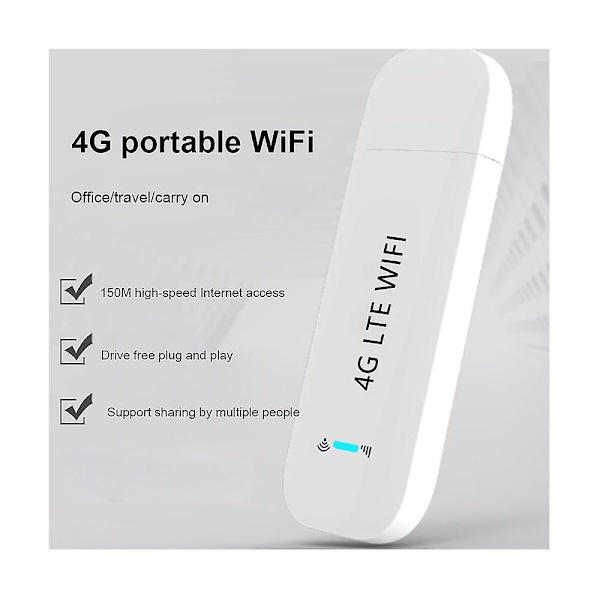 4G trådløs router repeater høj hastighed 150mbps trådløs wifi adapter med antenner 2.4ghz modem don