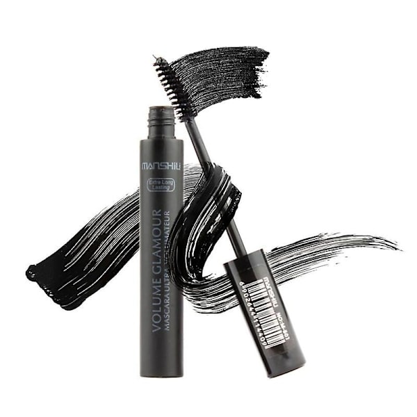 4D Silkefiber Mascara för Längre Fransar Vattentät Långvarig