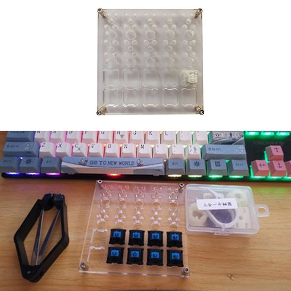 Mekanisk tastatur tilbehør 2-i-1 tastatur Lube Modding Station Platform