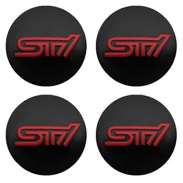 4 kpl 56+60 mm auton pyörän navan keskihatut tarrat vanteen peite automerkki embleemi tyyli Subaru STI Impreza Forester XV Tribeca 56mm sti