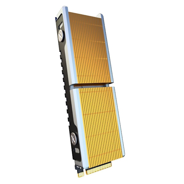 2280 Pci-e Nvme Kjøleribbe for M.2 Ssd Solid State Harddisk-varmedisk Kjøleribbe Kobber