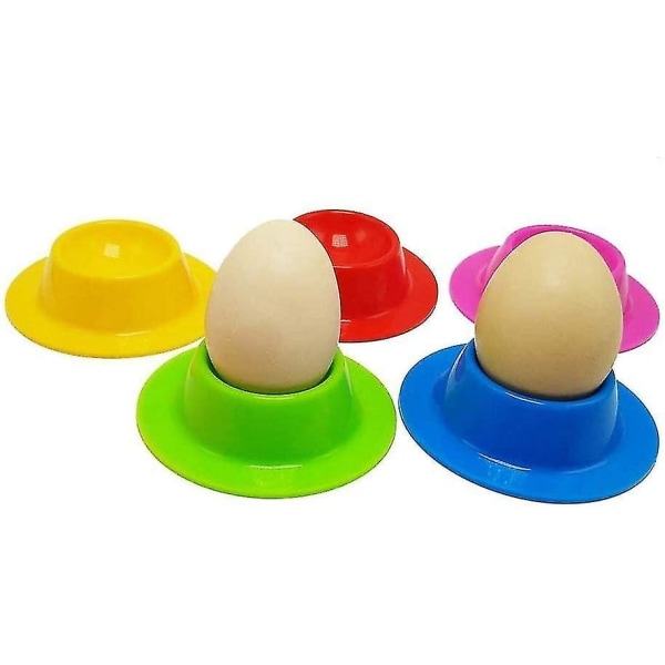 6 stk Iave Silikon Egg Poaching Cups Kjøkken Kokekar Fargerikt posjert egg