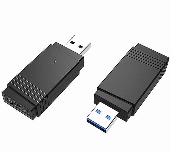 1200mbps 5.8g Usb Trådløs Netværkskort, Understøtter Bluetooth 5.0 Mimo