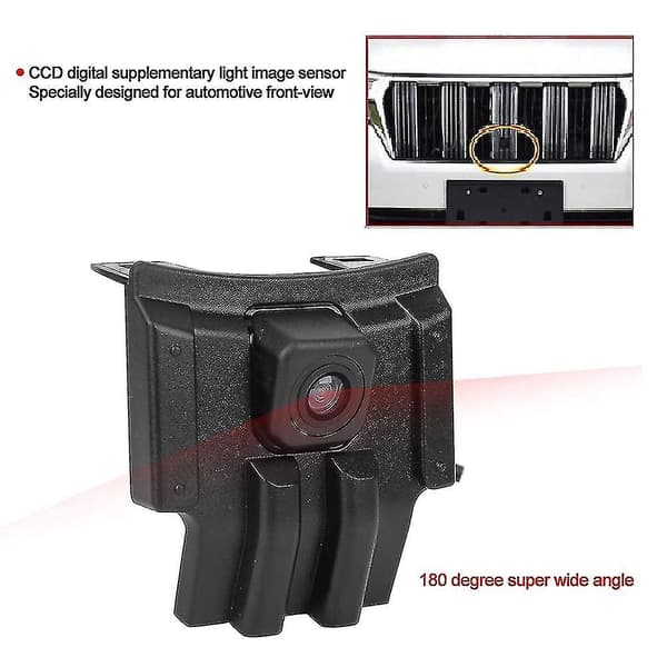 Foran kamera for Land Cruiser Prado 2018 - Grillmontering, parkeringssensor