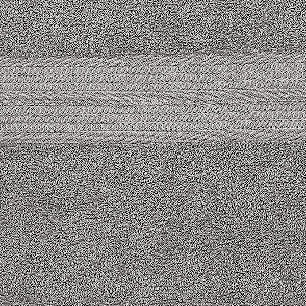 Sæt med 2 Badehåndklæder og 4 Håndklæder, AB Fade Resistant, 100% Bomuld, Grå