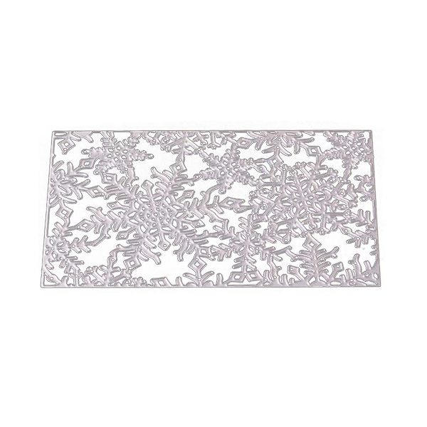 Metall jul snöflingor stansformar stencil DIY scrapbooking album papper kort mall mögel prägling dekoration