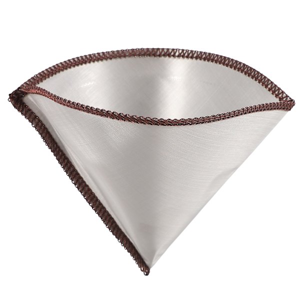 Genanvendelig Hæld-over Kaffe Filter Mesh Papirløs Kaffe Filter Rustfrit Stål Kegle Filter 3 Til 4 Kopper