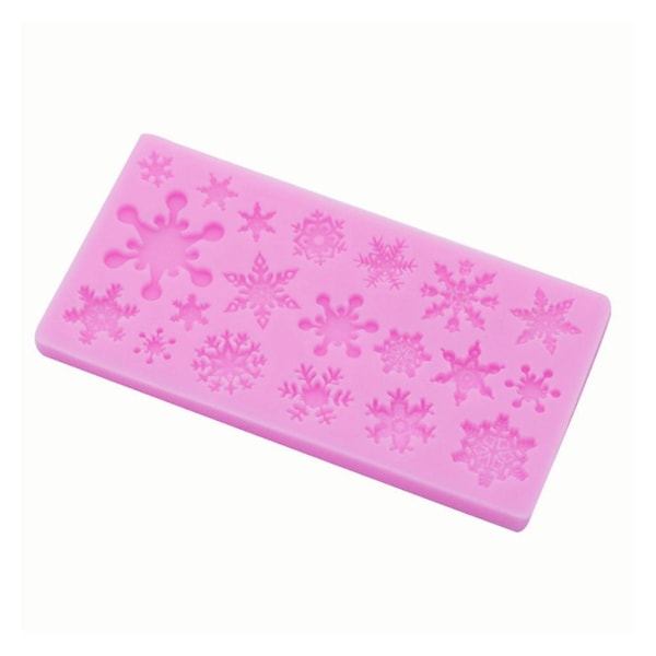 Fondantforme Chokoladeforme Bageform Snefnugformet Silikone Materiale