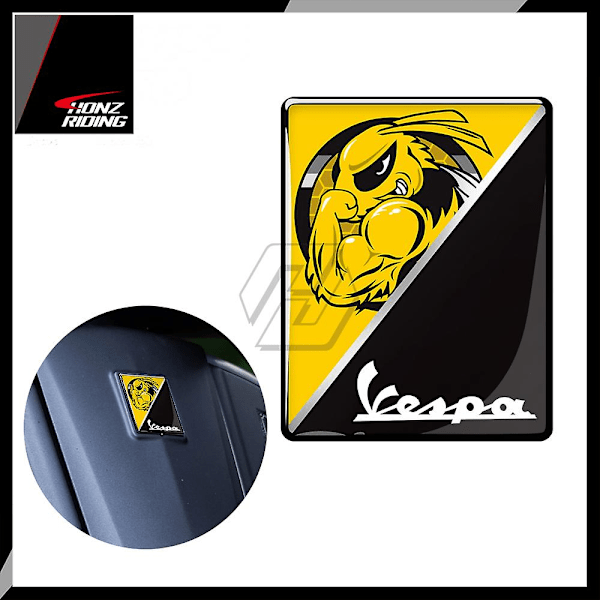 For PIAGGIO VESPA GTS GTV LX LXV 125 250 300 Ie Super 3D Motorcykel Front Badge Overlay Mio Køretøjs Dekaler gold