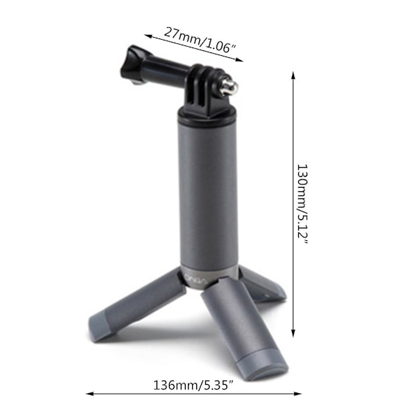 Bærbar sammenklappelig Cynova Pocket Mini Tripod Support Selfie Stick Stabilisator Stabil Skydningsstand