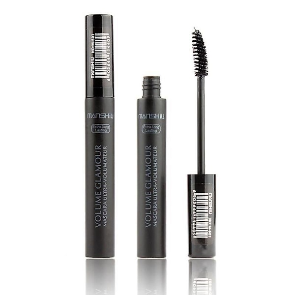 4D Silkefiber Mascara för Längre Fransar Vattentät Långvarig