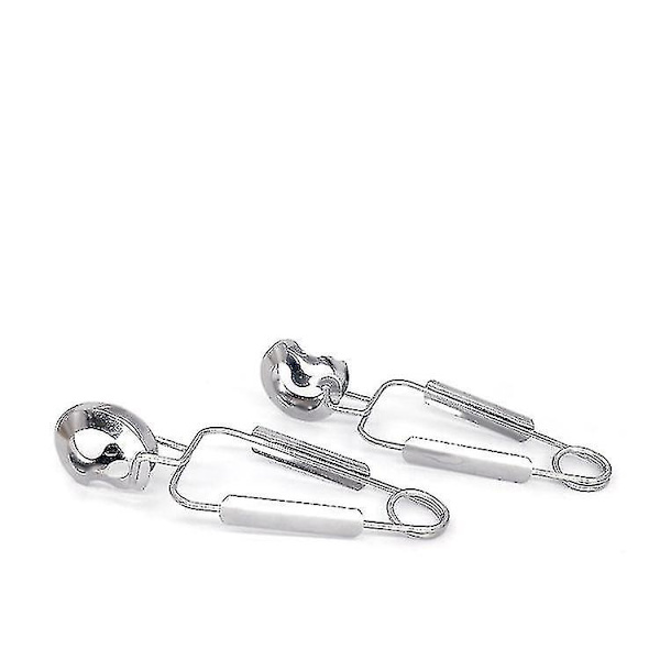 4 stk. rustfrit stål snegle tang gaffel snegle clips køkken mad tang servering tang mini køkken tang nem rengøring