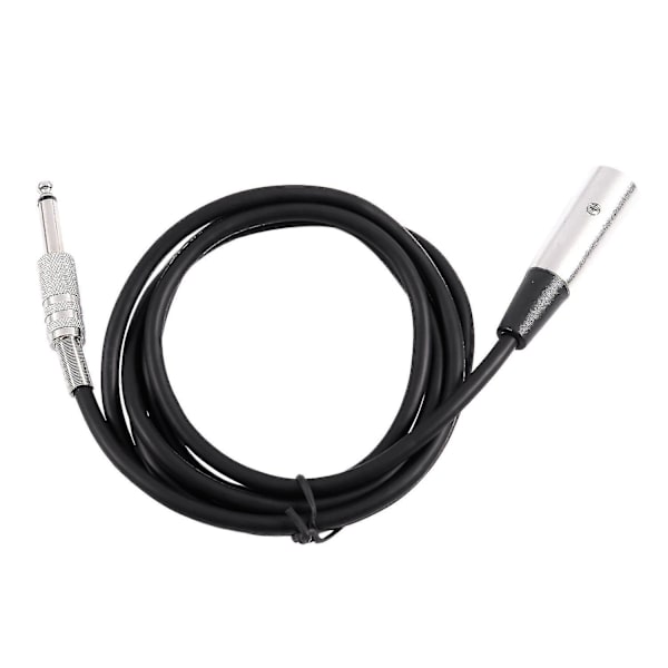XLR 3-polet stik til 6,35 mm 1/4 tommer han-kabel 1,8 meter (ca. 6 fod)