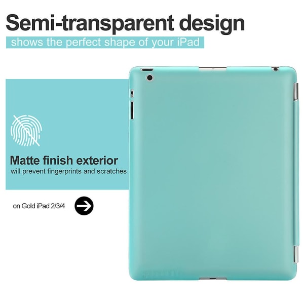 Luksus Læder Smart Magnetic Case Cover Til Apple Ipad 2 3 4 Mini Air Pro Lot