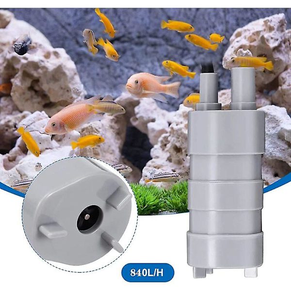 12v nedsänkbar vattenpump, 840l/h högflödespumpar mikromotor vattenpump kompatibel Rv, damm, akvarium, fontän