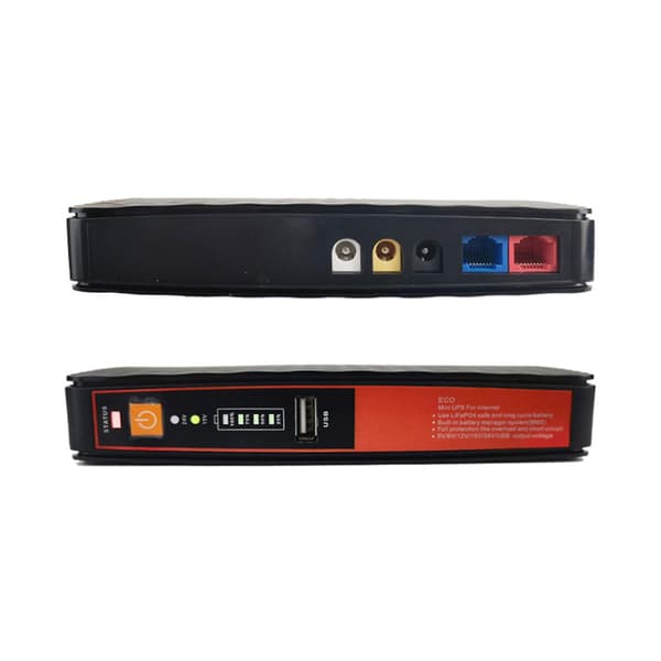 Wifi Router Kamera Ups Lithium Batteri Backup Uafbrudt Strømforsyning