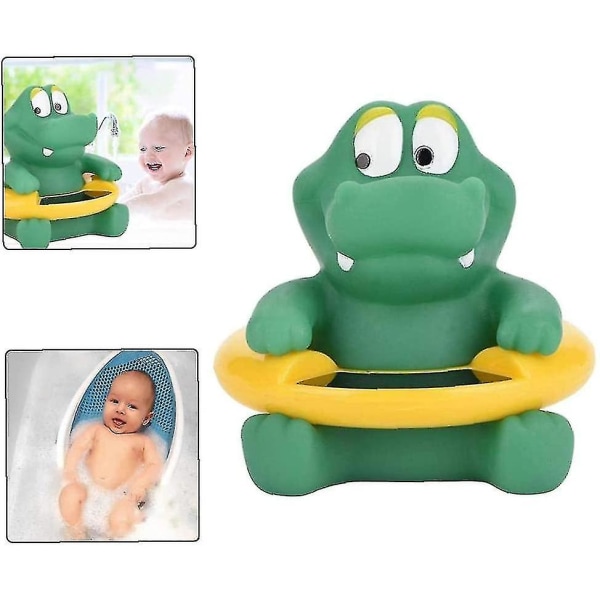 Baby kylpylämpömittari Crocodile Digitaalinen kelluva baby kylpylelu Kylpyamme 1kpl-vihreä