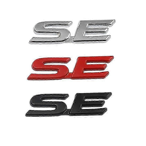 Auton Metalliset SE XSE Takaluukun Loksu Logo-Embleemit Tarrat Tarra Toyota Avalon Camry Corolla Sienna Tyylittelytarvikkeet xse red