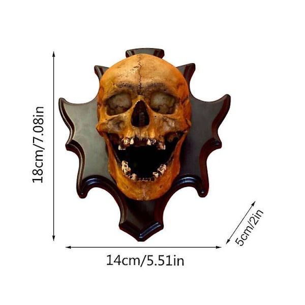 Halloween Hjemmevægge Fine Horror Skelet Natlys Vægdekorationer
