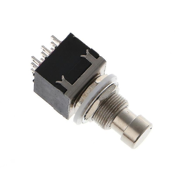 9-pin 3pdt fotpedalbryter Stompbox for elektrisk gitar effekter True Bypass