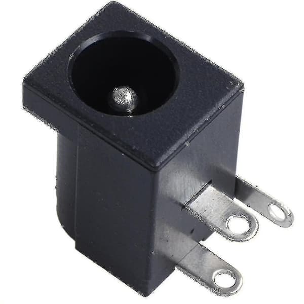 180 stk. DC-strømstik 2,1 mm x 5,5 mm tøndeformet printmontering DC-005