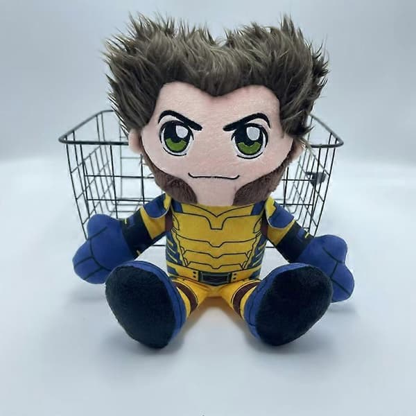 Deadpool & Wolverine Plussjdyr Stoffdyr Dogpool Dukker Bursdagsgave wolverine