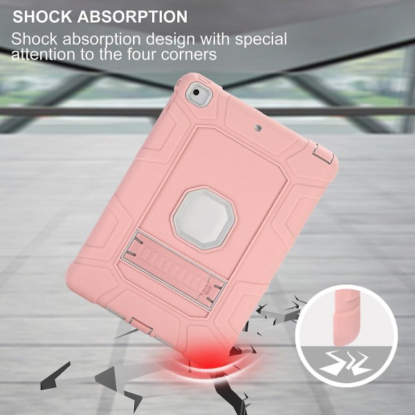 Barn Robust Stöttålig Stativfodral för Apple iPad 2 3 4 5 6 9.7\"/Air 2/Mini