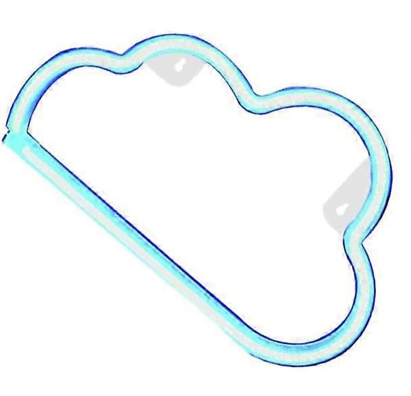 2 stk. Cloud Neon Modeling Lights Kreative Romvegg Dekorative Lys