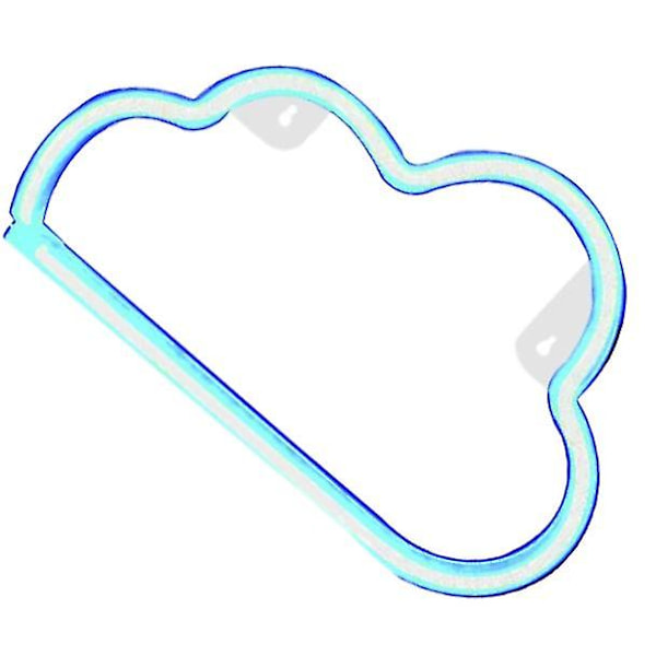 2 stk. Cloud Neon Modellering Lys Kreative Værelse Væg Dekorative Lys