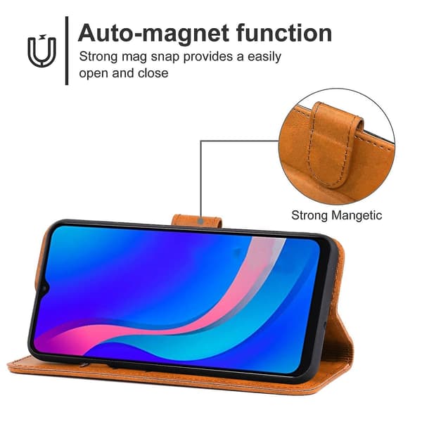 For Tcl 305i Fingerprint Version Læder Telefon Etui