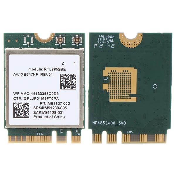 Rtl8852be Dual Band Wifi 6-kort 802.11ac Ax Wireless Ngff til M.2-kort til Win 1