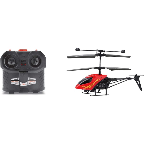 Rc-helikopteri, kauko-ohjainhelikopteri gyrolla ja ledillä 3,5 kanavaa minileluhelikopteri kaukosäätimellä lapsille ja aikuisille