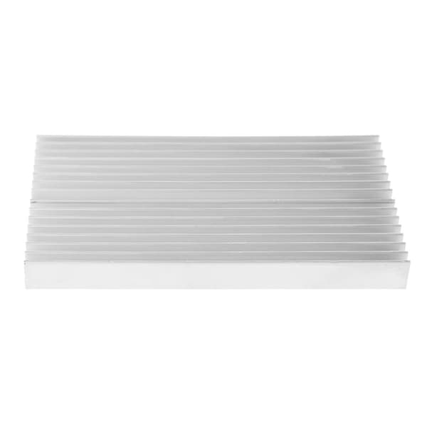 1 stk. 100x60x10mm aluminium køleplade DIY køler til IC chip LED power transistor