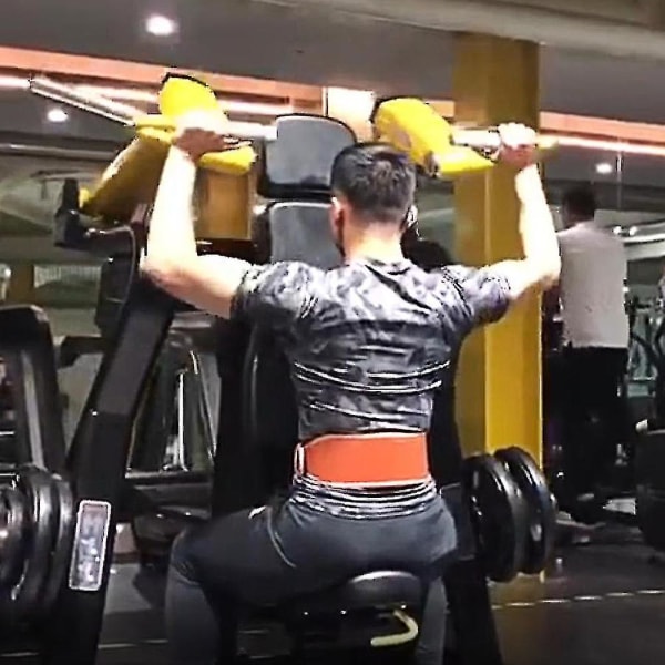 Blå unisex powerlifting träningsviktlyftnings midjeband (1 st, svart)