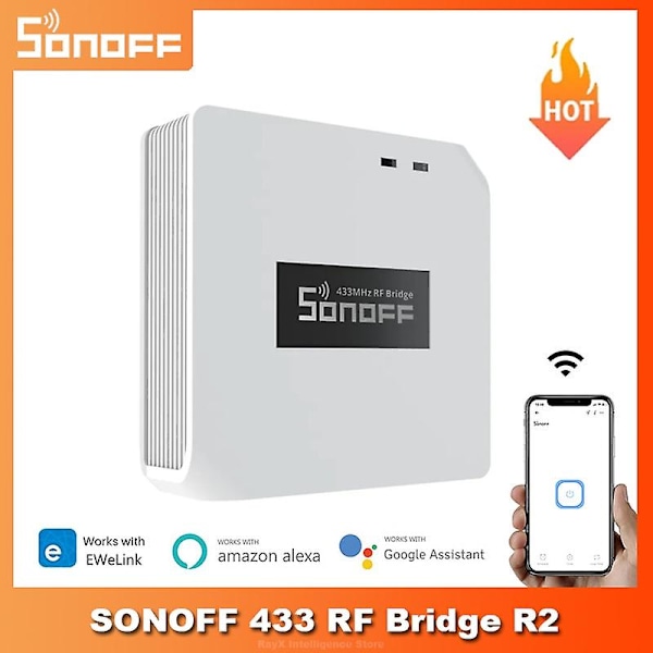 Sonoff Rf Bridge R2 433 Rf-kaukosäädin Wi-Fi-yhteyteen Ewelink-sovelluksen kautta