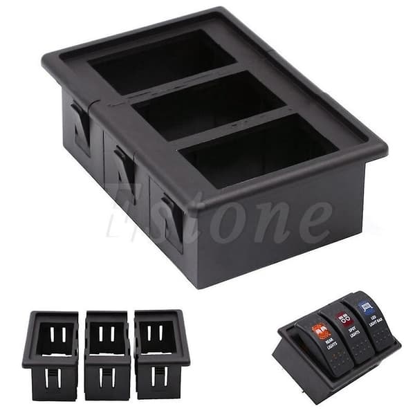 3 Rocker Switch Clip Panel Assembly Patrol Holder Housing För Arb Carling Typ