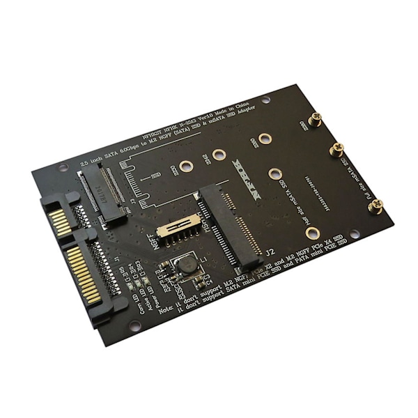 Adapter för M.2 Ngff B-key & Msata Ssd till 2.5 tum Sata 3.0
