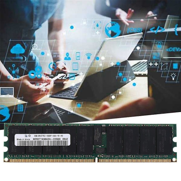 Ddr2 8gb 667mhz Recc Ram -muisti + jäähdytysliivi Pc2 5300p 2rx4 Reg Ecc -palvelinmuisti Ram työasemalle