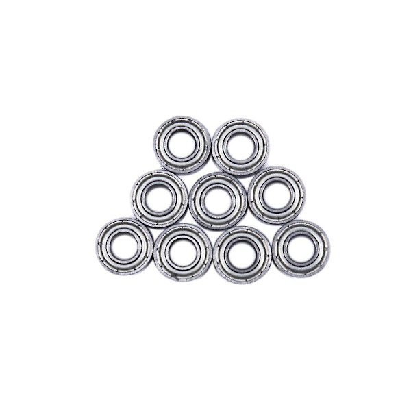 10 stk. 6800z 10 x 19 x 5 mm enkelt række afskærmet dyb rille kugleleje & 10x 684zz leje 4x9x4 mm