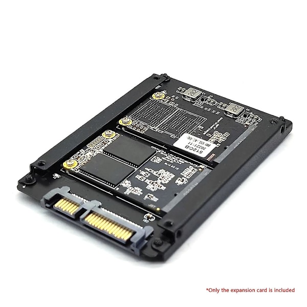Dual Msata til Sata 3.0 Adapter 2 i 1 Konverterkort til Pc Bærbar 6gbps
