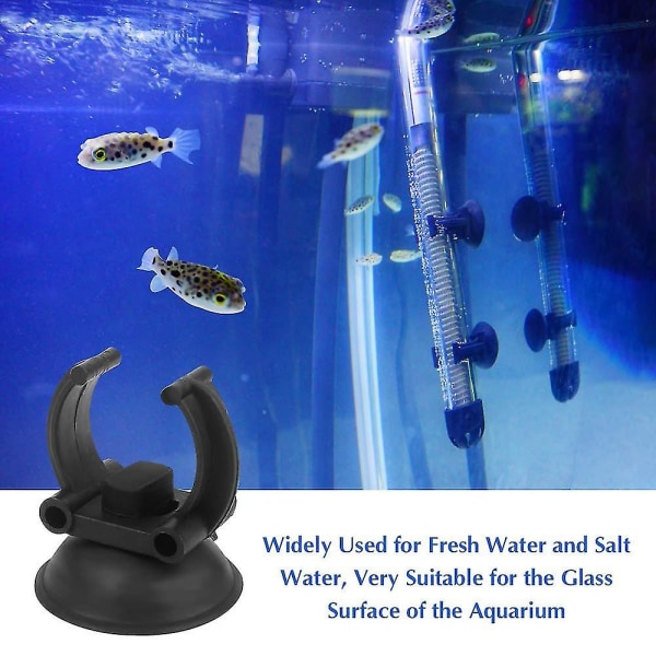 24 st Aquarium Heater Clips Aquarium Fish Tank Sugkoppar Clips 33mm diameter rör Rörhållare för akvarium