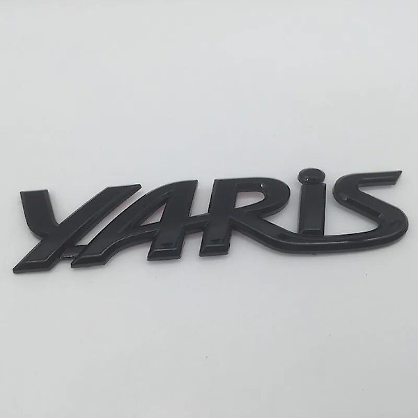 1 st 3D ABS Högkvalitativ för YARIS Bilskylt Baklucka Bakre Dekaler Emblemklistermärke Styling Biltillbehör~3437
