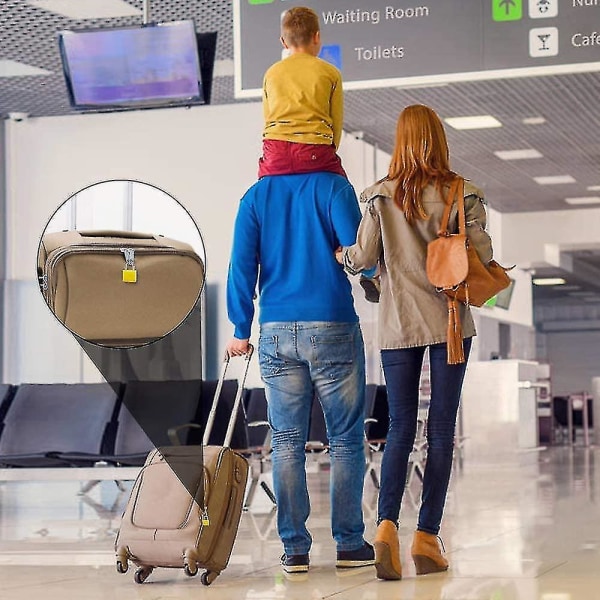8 pientä pientä riippulukkoa 2 avaimella, miniavainriipuslukko, kaappilukko, pieni