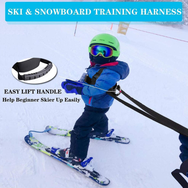 Lasten hiihtoharjoitusolkahihnat Ski Köysi Rullalaudan rullaluisteluharjoitushihnat