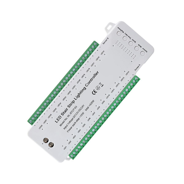 Trapp LED bevegelsessensor kontroller Smart trapp induksjon kontroller dimmer trappe lys kontroller
