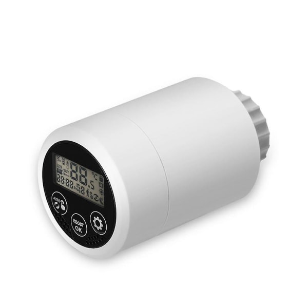 Tuya Zigbee Home Termostatisk radiatoraktuator Smart radiatorventil LCD-skjerm