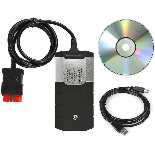 Vci Vd Ds150e Cdp Pro til Delphis 2016.r0 med Bluetooth Ds og Keygen Obd2 Diagnostisk Værktøj Aktivator Scanner Sort