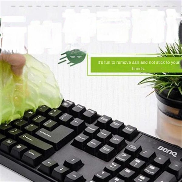 5 stk høyteknologisk Magic Dust Cleaner Compound Super Clean Slimy Gel Keyboard Cleaner